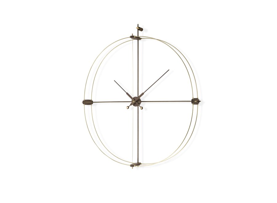 Design clock 'Delmori Premium Gold'