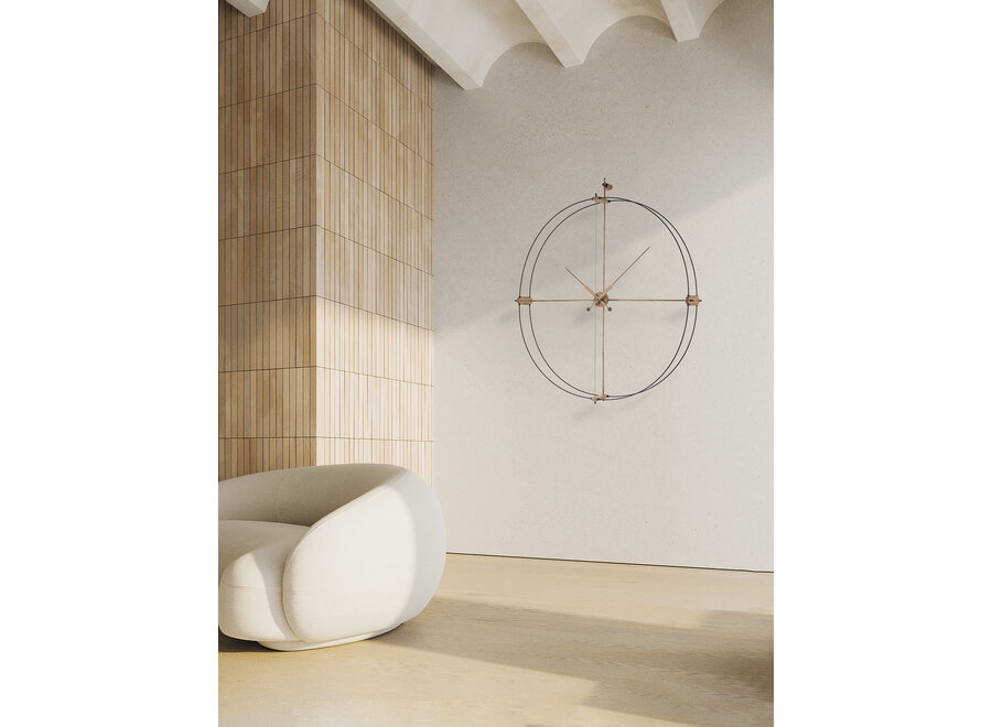 Design clock 'Delmori Premium Oak'