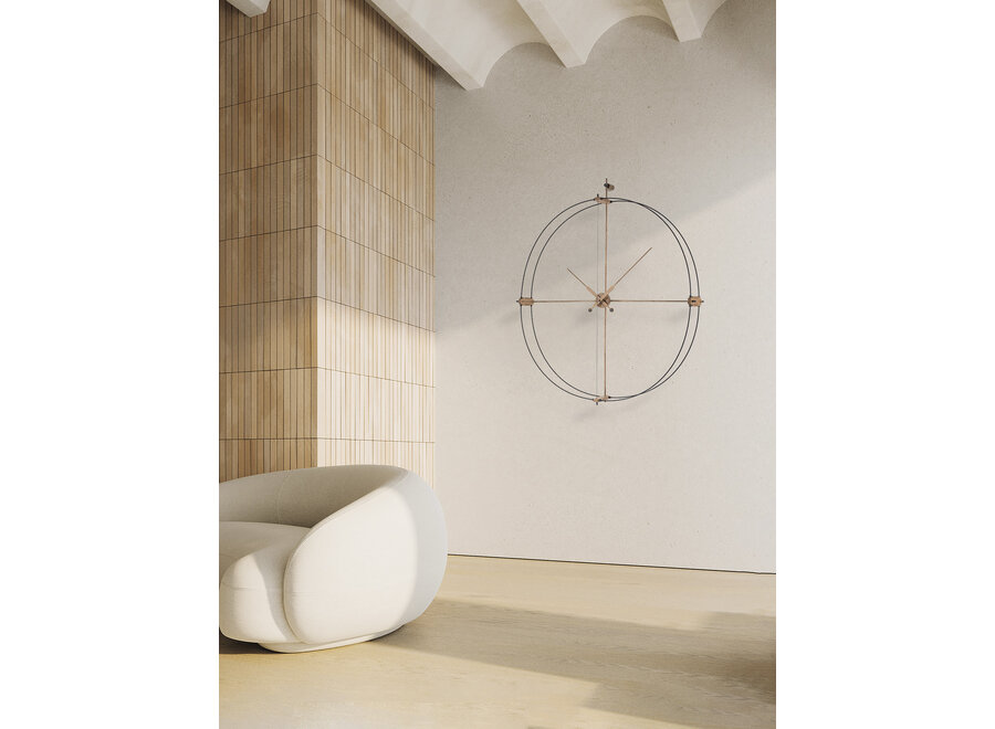 Horloge design 'Delmori Premium Oak'