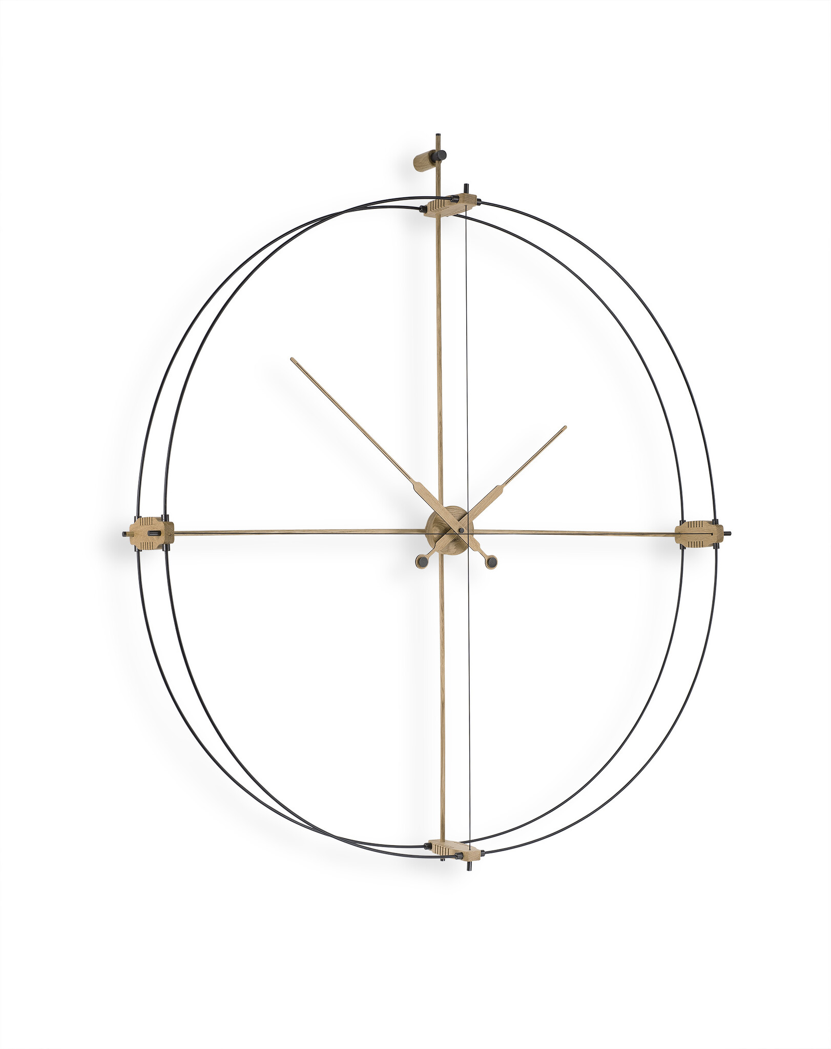 Design clock 'Delmori Premium Oak' - Wilhelmina Designs