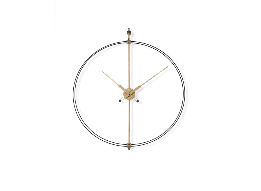 Design wall clock 'Barcelona Premium Oak'