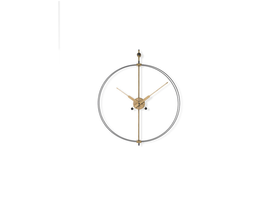 Design Wall Clock 'Mini Barcelona Premium' Oak