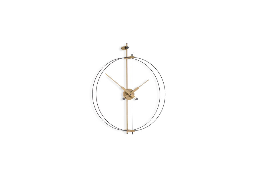 Design Wall Clock 'Mini Barcelona Premium' Oak