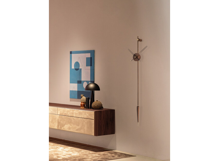 Pendule 'Punto Y Coma Premium Walnut'