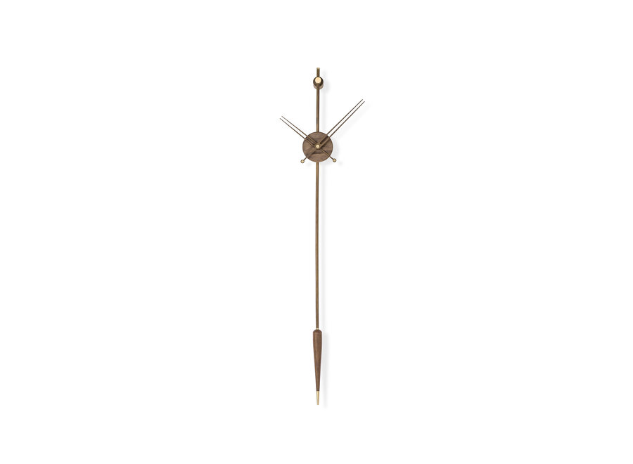 Pendule 'Punto Y Coma Premium Walnut'