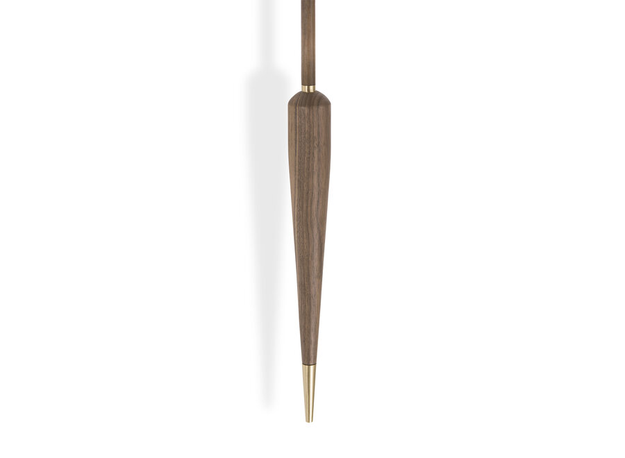 Pendule klok 'Punto Y Coma Premium Walnut'