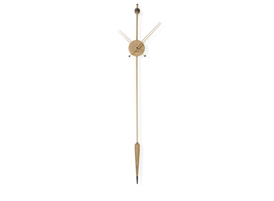 Pendulum clock 'Punto Y Coma Premium Oak'