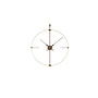Design clock 'Mini Bilbao Premium Gold'