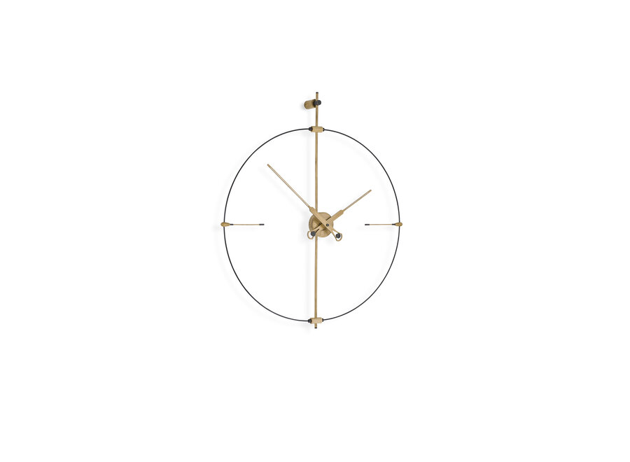 Design clock 'Mini Bilbao Premium Oak'