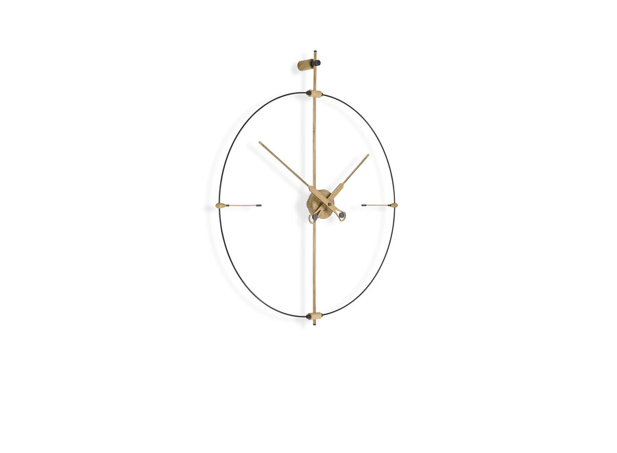 Design clock 'Mini Bilbao Premium Oak'