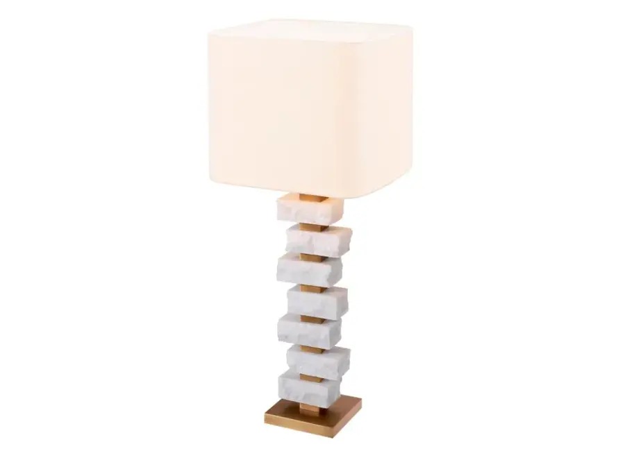 Lampe de table 'Ambre' -L - White