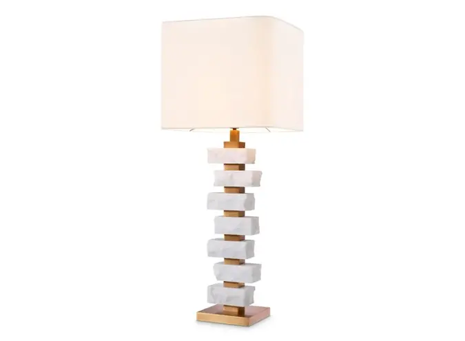 Table lamp Amber - L - White