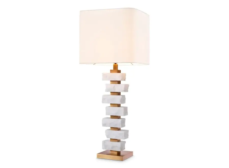 Lampe de table 'Ambre' -L - White