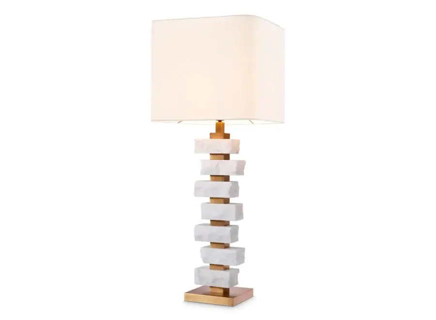 Tischlampe Amber - L -  White