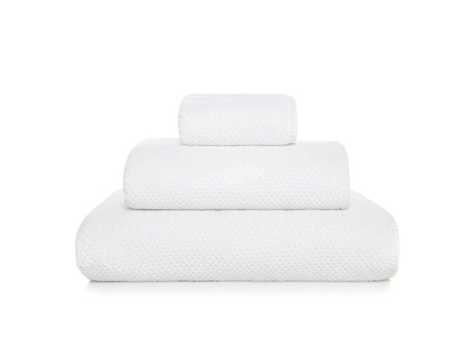 Towel 'Bee Waffle' - White