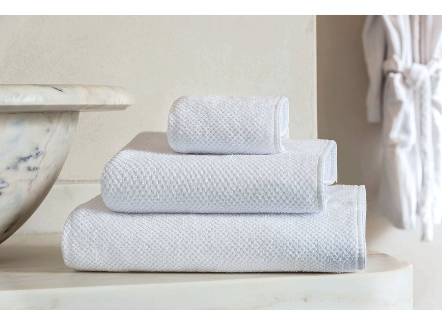 Serviette 'Bee Waffle' - White