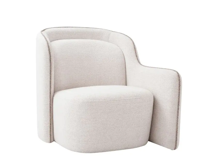 Armchair 'Barrier' right - Lyssa Off-white