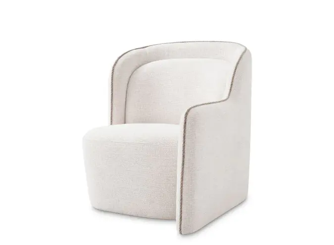 Fauteuil Barrier right  - Lyssa Off-white