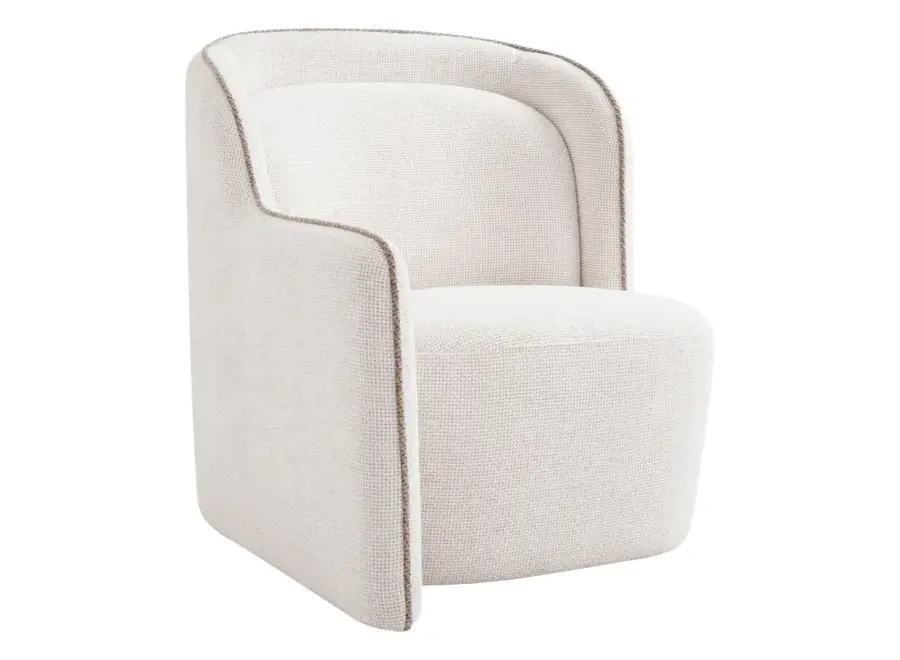 Fauteuil 'Barrier' gauche - Lyssa Off-white