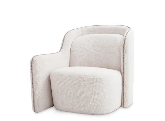 Armchair Barrier left- Lyssa Off-white