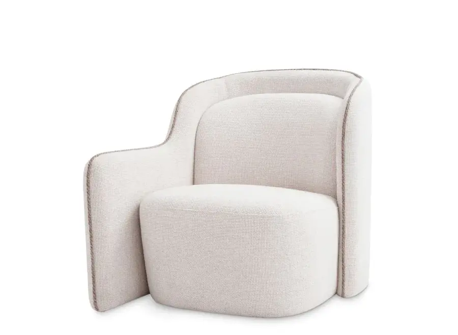 Fauteuil 'Barrier' gauche - Lyssa Off-white