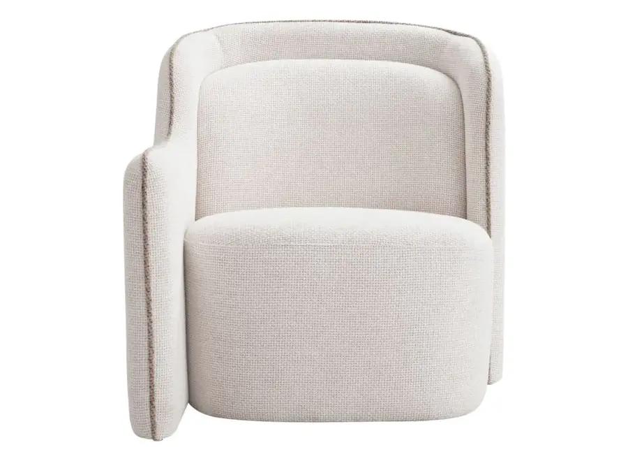 Fauteuil 'Barrier' left - Lyssa Off-white