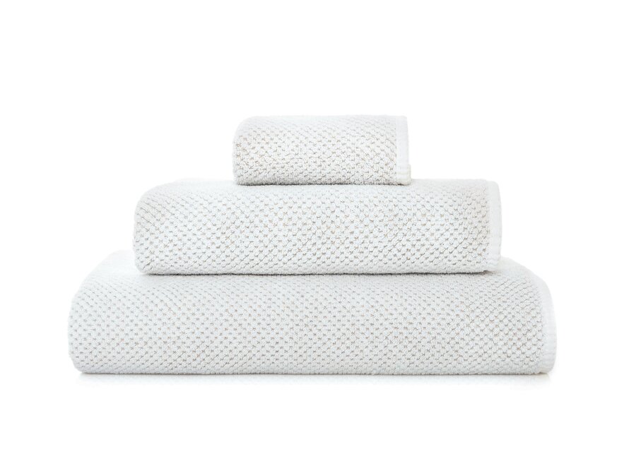 Towel 'Linen Waffle' - White