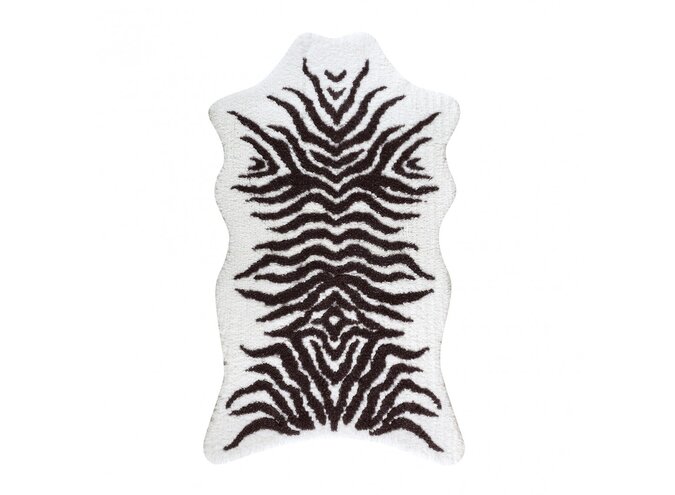 Badematte 'Mountain Zebra' - White