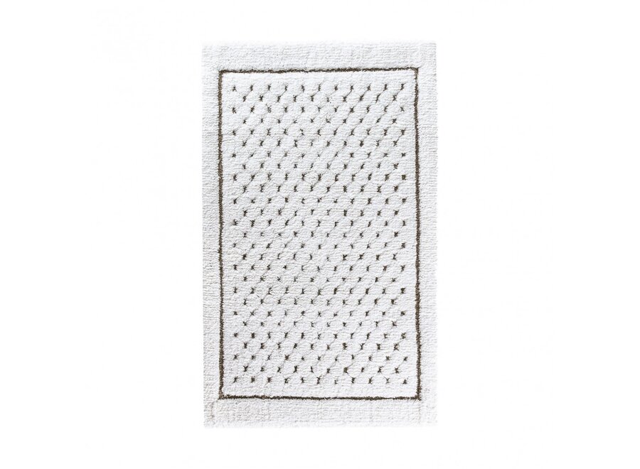 Bathmat 'Linen Waffle' - White