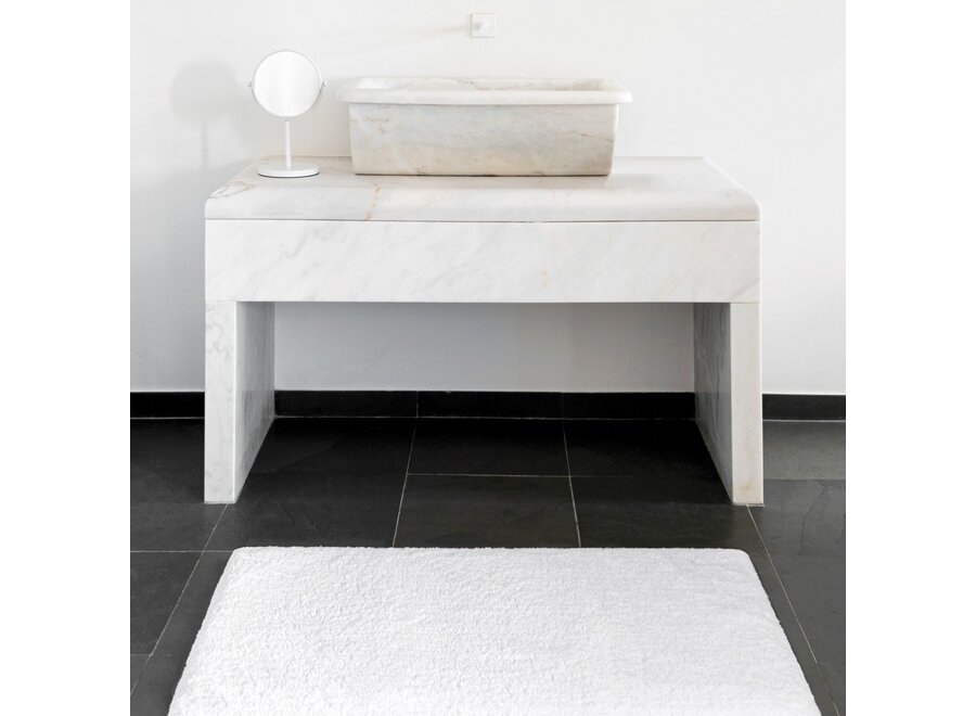 Bathmat 'Egoist Cloud' - White