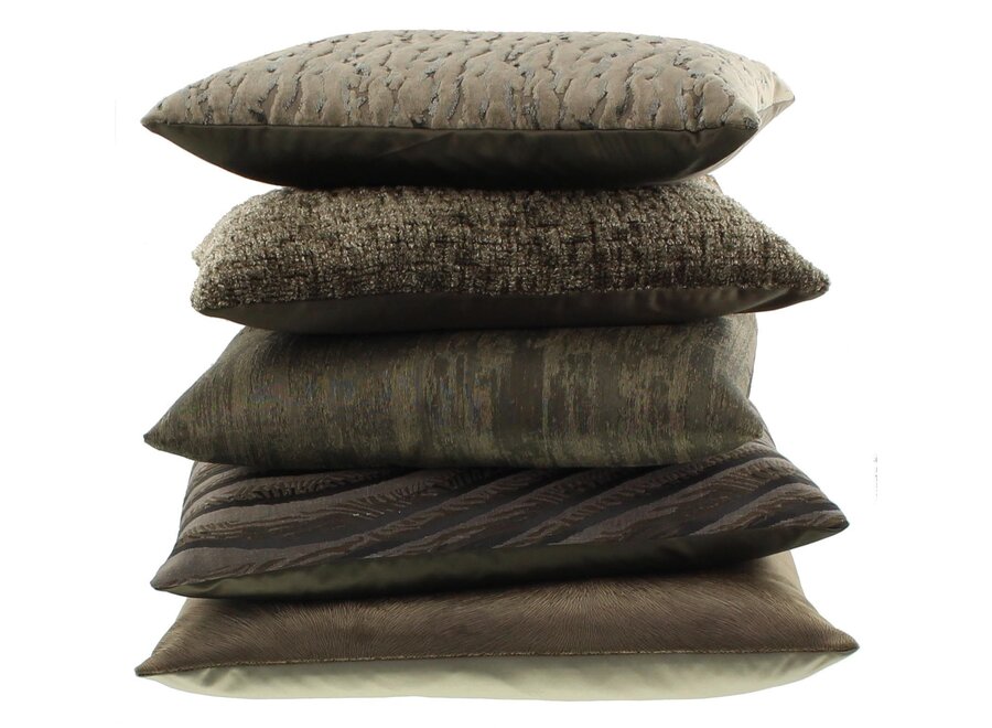 Decorative cushion Rick Dark Taupe