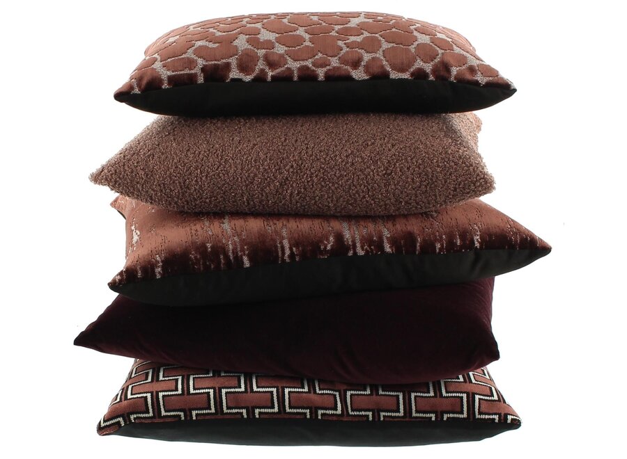 Decorative cushion Scott Aubergine - 028