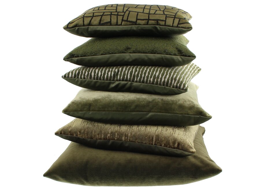 Decorative cushion Keiserro Exclusive Olive