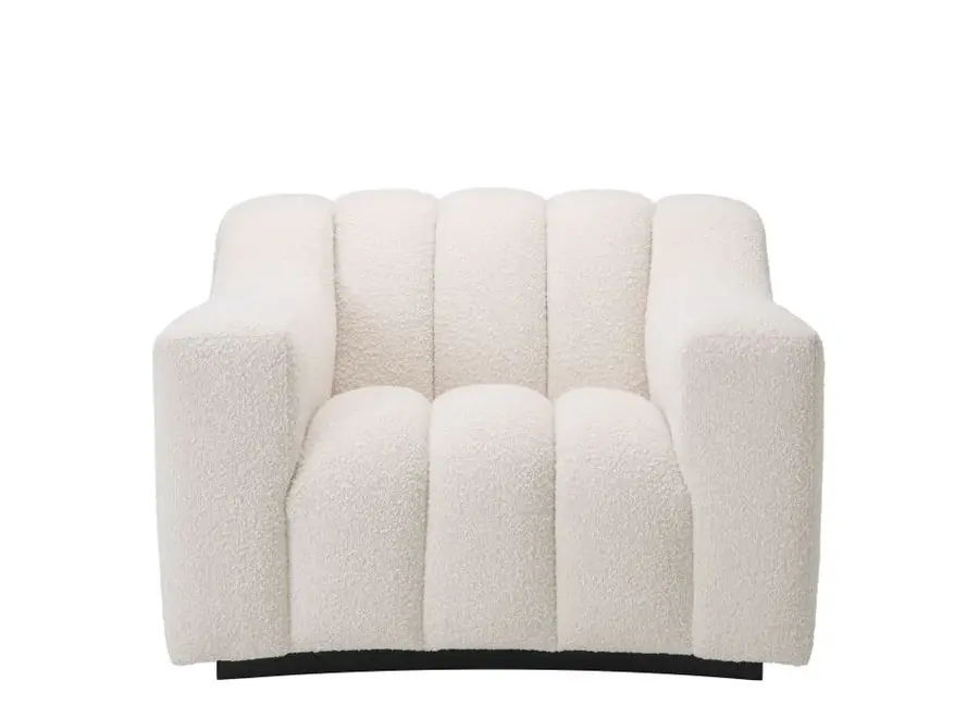 Fauteuil 'Kelly' - Bouclé cream