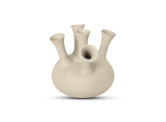 Vase en corne '5 bouches' Sand