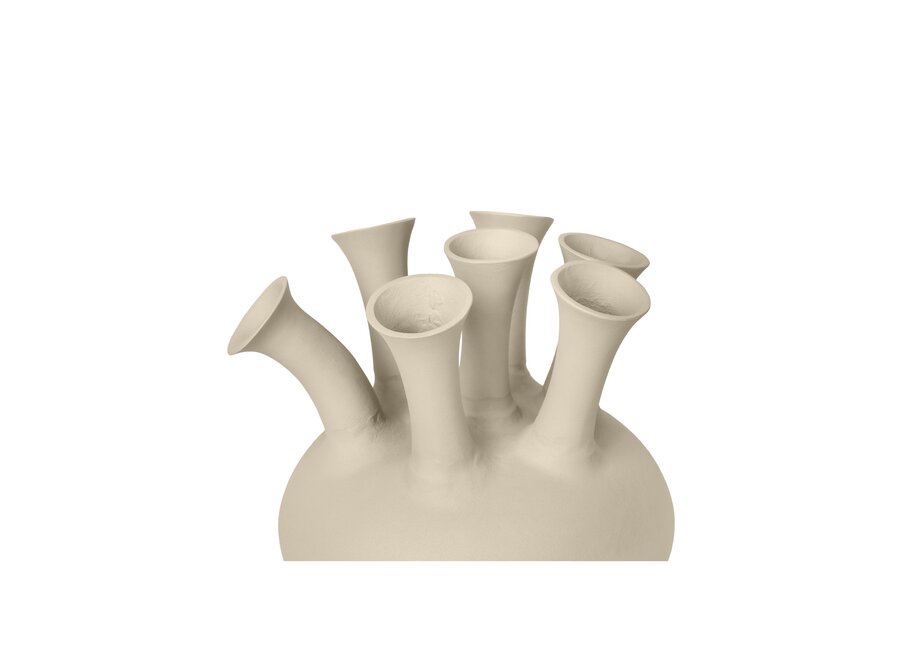 Horn vase '7 mouth' Sand