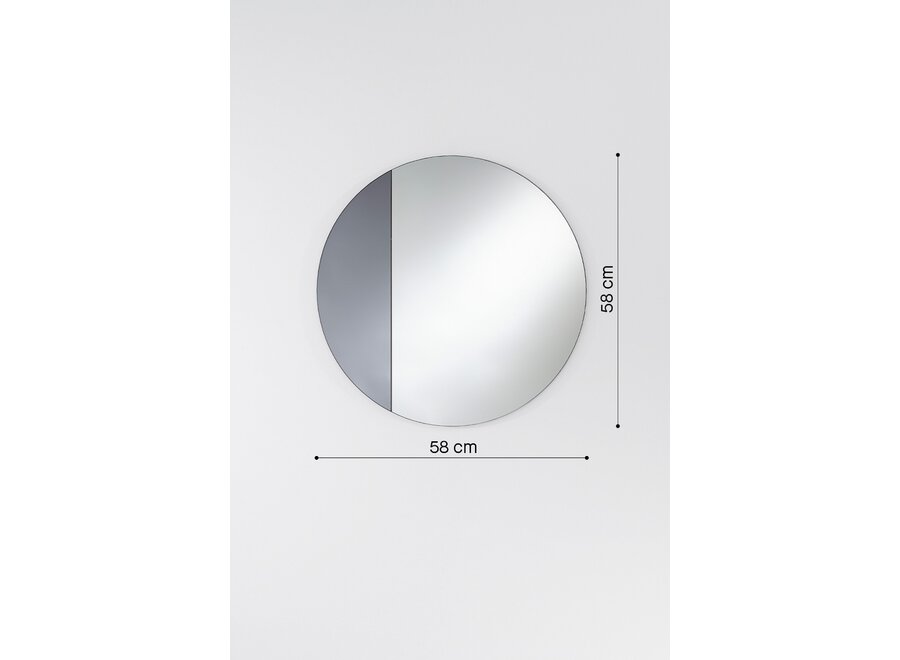 Spiegel 'Cord Grey'  Diameter 58 cm
