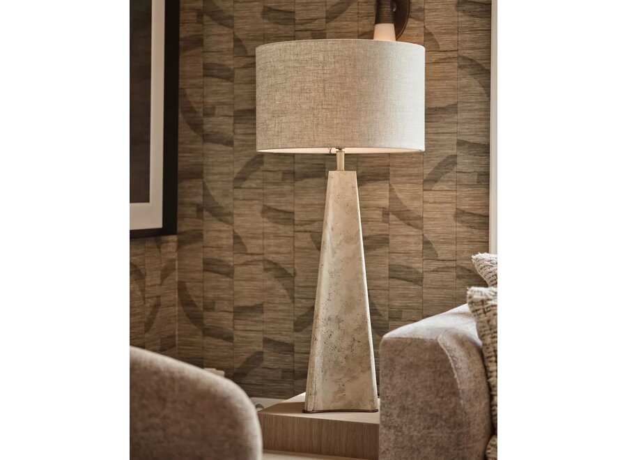 Lampe à poser ‘Benson' - Travertine