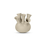 Hornvase '5 Mund' Sand - S