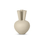 Hornvase '3 Mund' oval Sand - S