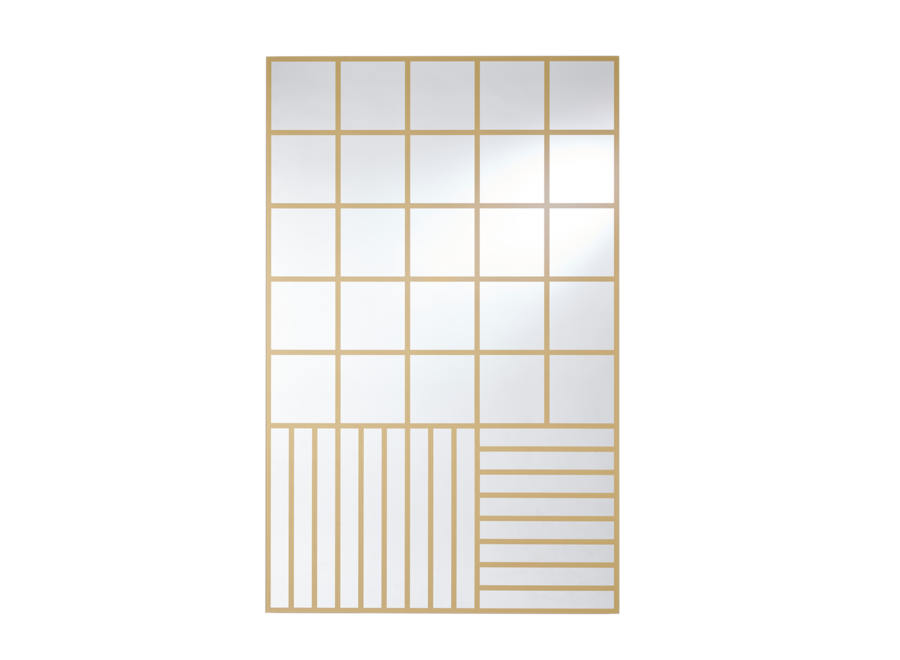 Spiegel 'Grid' - Gold