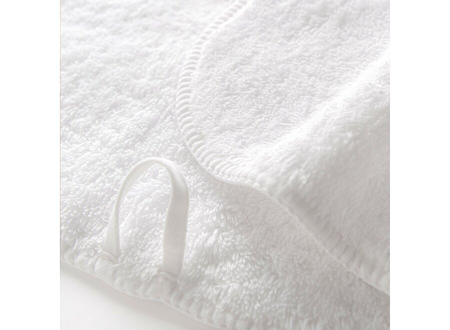 Serviette 'Long Double Loop' - White