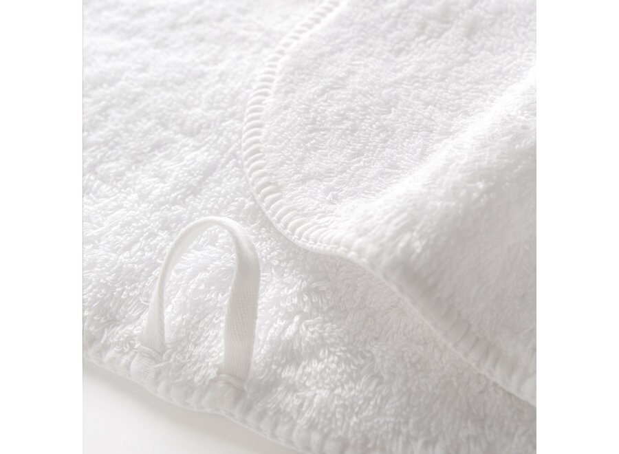 Towel 'Long Double Loop' - White