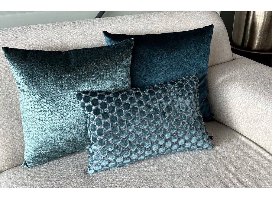 Cushion combination Petrol: Orsina, Biagio & Perla