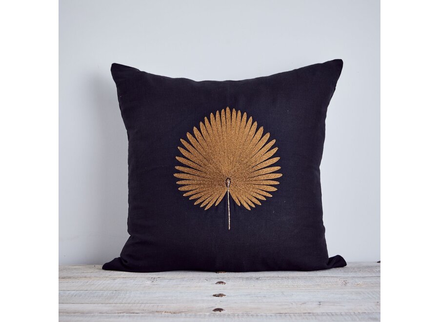 Coussin Kava Bronze Fan Palm