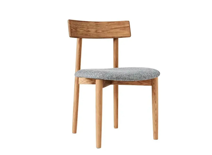 Dining room chair 'Tetra' - Nature/Concrete
