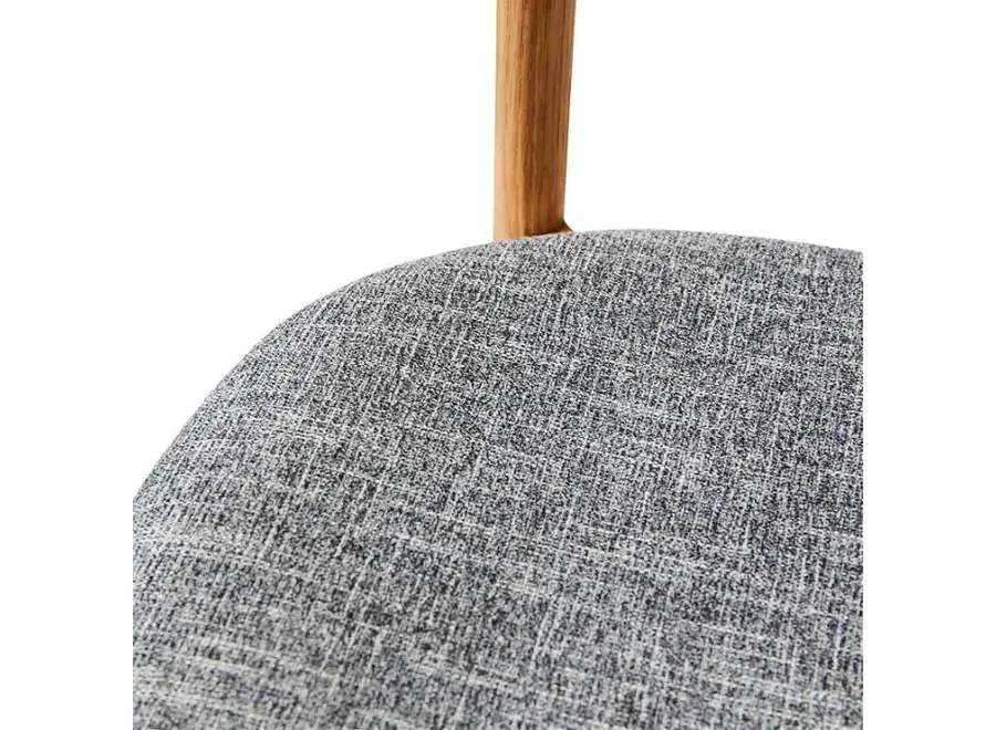 Dining room chair 'Tetra' - Nature/Concrete