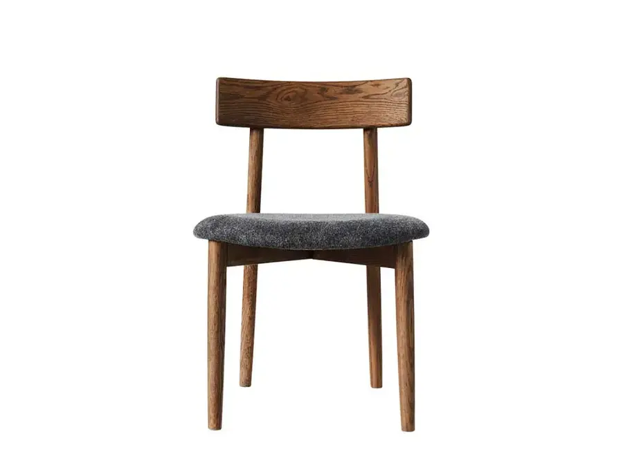 Dining room chair 'Tetra' - Dark Oil/Granite