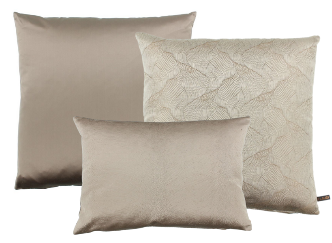 Cushion combination Nude/Sand: Dafne, Bellino & Perla