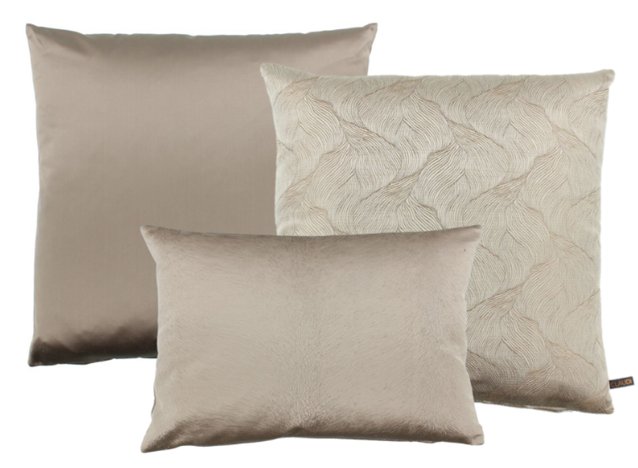 Cushion combination Nude/Sand: Dafne, Bellino & Perla